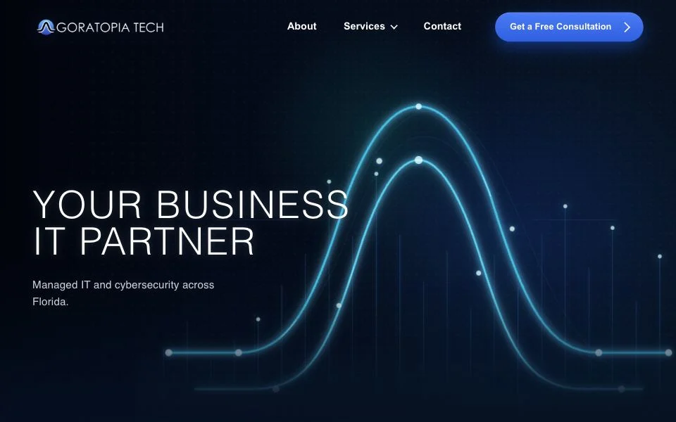 Agoratopia Tech website preview